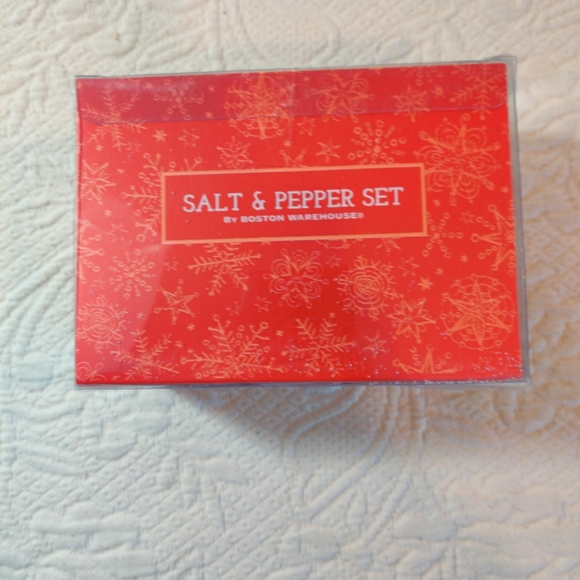 Boston Warehouse Santa & Rudolph Reindeer Salt & Pepper Shakers New in box - Picture 3 of 6